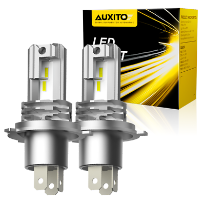 AUXITO H4 9003 Super White 40000LM Kit LED Headlight Bulbs High Low Beam Combo 2 $26.99