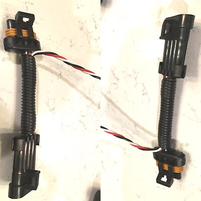 #ad #ad 2x Polaris RZR Rear Light Plug play Harness easiest way wire led whip 2 PAIR $15.00