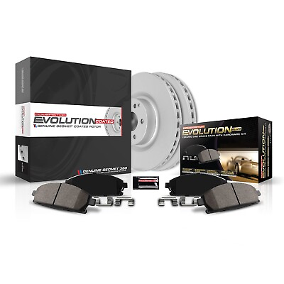 #ad Powerstop CRK1931 2 Wheel Set Brake Discs And Pad Kit Front for Ford Explorer $182.56