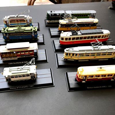 #ad 1:87 Atlas Scale Vintage Train Tram Cars Ho Bus Model Collections Diecast Tram $29.89