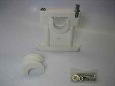D. Lilly 304 White Plastic Stand off Bracket Antenna Mount w Hardware 1quot; 1.... $15.99