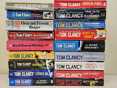 #ad Lot of 18 Tom Clancy Jack Ryan Universe Series All Paperback Books $62.06