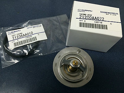 #ad GENUINE Subaru Thermostat amp; Gasket Kit Legacy Forester Outback Impreza WRX OEM $28.14