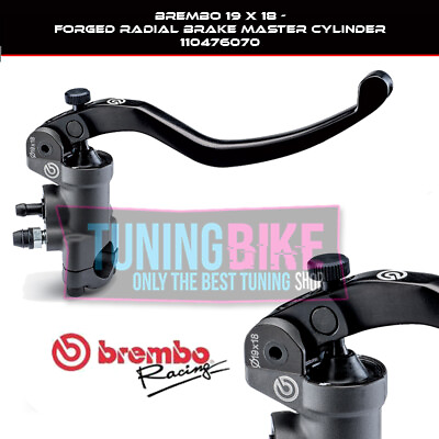 #ad BREMBO RADIAL BRAKE MASTER CYLINDER 19X18 RACING FORGED FOR DUCATI 1098 S R 07#x27; $251.59