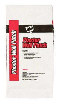 #ad Dap 10304 White Powder Dry Mix Plaster Wall Patch 25 lbs. $28.46