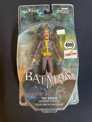 #ad Arkham City The Joker NYCC 2011 Sickened Variant figure carded $100.00