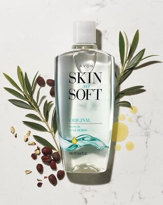 #ad Avon Skin So Soft Soft and Sensual Bath Oil 25 Fl. Oz. Bonus size $24.99