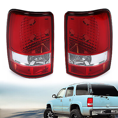 #ad For Chevy Suburban Tahoe GMC Yukon Yukon XL 00 06 Tail Lights Brake Lamps Red $41.15