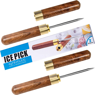 #ad 2 Pcs Ice Pick. Ice Picks for Breaking Ice. Made of Quality Pine Wood and Food G $5.99