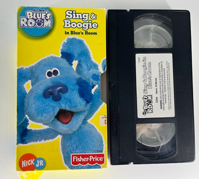 #ad Sing amp; Boogie in Blue#x27;s Room VHS Blue#x27;s Clues Nick Jr. $9.88