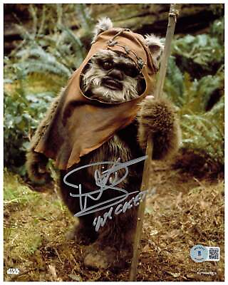 #ad Warwick Davis Signed 8x10 Photo Star Wars Wicket Autographed TOPPS Beckett COA 2 $169.99