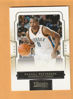 #ad Russell Westbrook Oklahoma City Thunder 2009 10 Classics #62 UCLA Bruins 1V $2.50