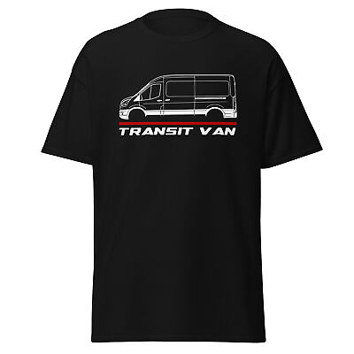 #ad Premium T shirt For Ford Transit Van Delivery Car Enthusiast Birthday Gift $19.89