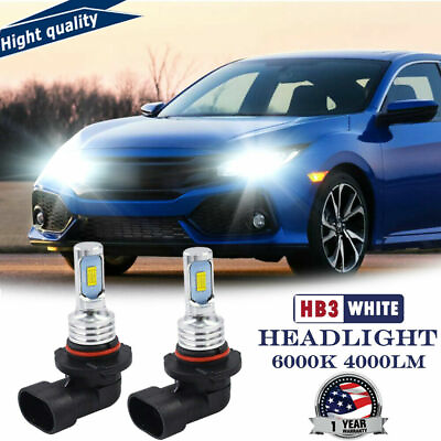 #ad 2X HB3 9005 LED High Beam Headlight Bulbs 35W 4000LM Bright White Conversion Kit $20.89