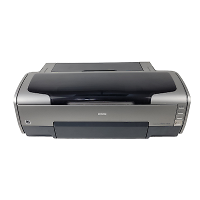#ad Epson Stylus Photo R1800 NEEDS REPAIR SEE NOTES Inkjet PC Computer Printer $119.77