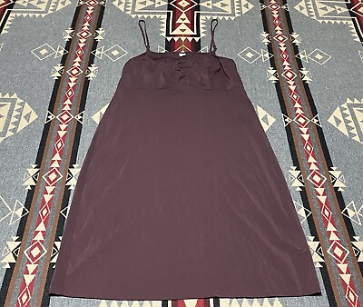#ad Sir The Label Dress Womens Size 2 Maroon silk sleeveless Lined T52 $89.96