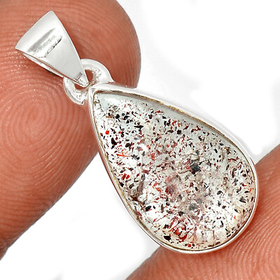 #ad Natural Orire Lucky Quartz 925 Sterling Silver Pendant Jewelry CP21686 $20.99