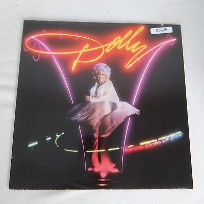 #ad Dolly Parton Great Balls Of Fire LP Vinyl Record Album $15.82