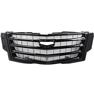 #ad For 2015 2020 Cadillac Escalade Sport Grille Gloss Black W Camera Hole 84661791 $604.19