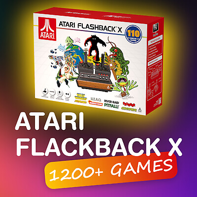 #ad #ad Atari Flashback X HDMI Retro Console 1200 Built in Games 2 Controllers AtGames $119.95