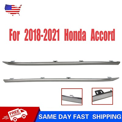 #ad Rear Chrome Bumper Fascia Molding Left Right for 2018 2022 Accord Honda $61.99