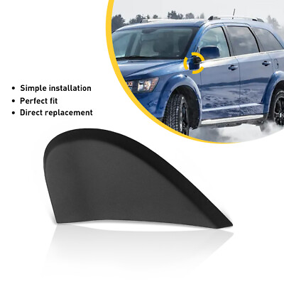 #ad Front Left Fender Trim Mirror Flags Molding Cover For 2009 2020 Dodge Journey $13.99