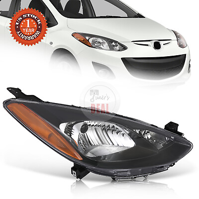 #ad Halogen Headlight For 2011 2012 2013 2014 Mazda 2 Right Passenger Side MA2519144 $129.99