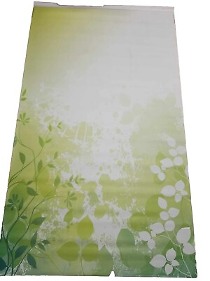 #ad 4x6#x27;5ft:Spring Leaves Classic Brown Lace Vinyl Backdrop Sears Portrait Studio EC $35.00