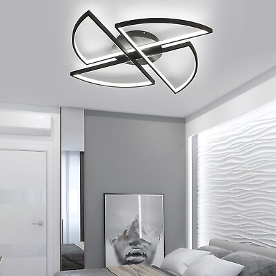 #ad Modern Dimmable Chandelier Bedroom Ceiling Light Flush Mount Ceiling Lamp $51.77