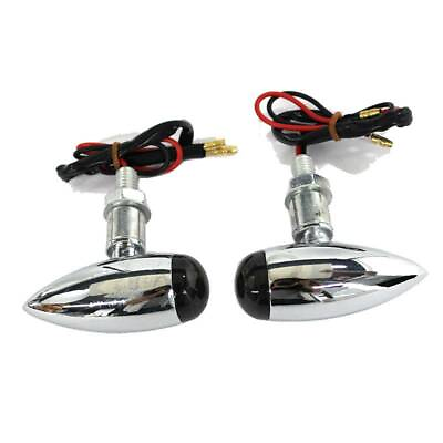 #ad Chrome Motorcycle Turn Signals Lights For Harley Davidson Sportster XL 1200 883 $15.06