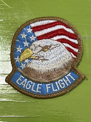 #ad US Air Force McDonnell Douglas F 15 Eagle Tactical fighter quot;Eagle Flightquot; Patch $8.99
