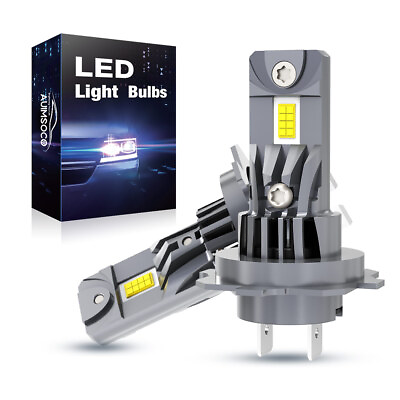 #ad 2Pcs H7 LED Headlight Bulb Kit High Low Beam 6500K Super White 20000LM EOA $54.99