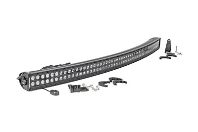 Rough Country 50 in Curved CREE LED Light Bar Dual Row 23040 Lumens Black Series $299.95