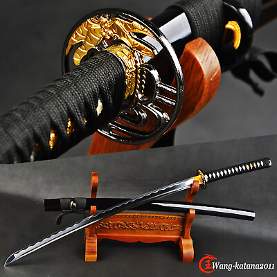 #ad Dragon Fly Katana 1095 High Carbon Steel Japanese Samurai Sharp Functional Sword $99.00