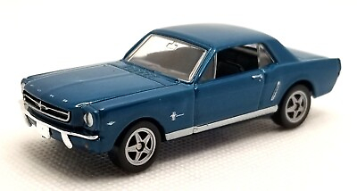 #ad Welly 3quot; Scale Model 1964 1 2 Ford Mustang Coupe Blue BBWE52262DB $8.99