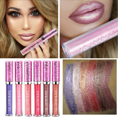 #ad Matte Lip Gloss Makeup 12 Color Waterproof Lipstick Liquid Long lasting Lip Tint $3.51