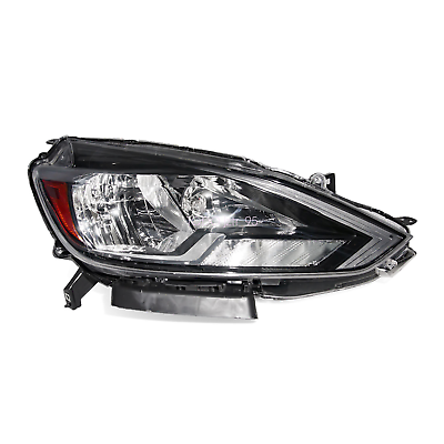 #ad For Nissan SENTRA 2016 2019 Headlamp Assembly Right Halogen w Bulbs NI2503244 $59.90
