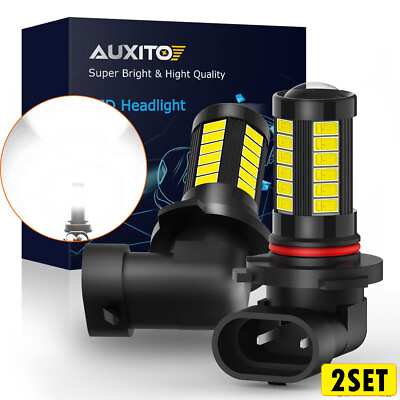 #ad 4x HB3 9005 H10 33 LED Bulbs Headlight Beam High Low Waterproof Fog Canbus Bulbs $24.69