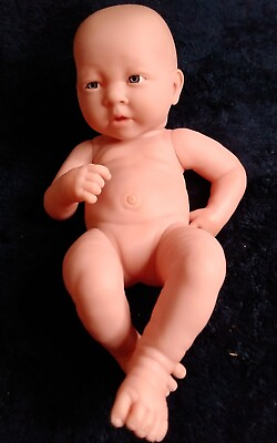 #ad Berenguer Vinyl Newborn Doll Baby Girl Realistic Lifelike Blue Eyes 22 07 14quot; $20.00