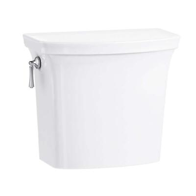 #ad KOHLER Toilet Tank Only 1.28 Gpf Single Flush Right Hand Lever Durable White $289.69