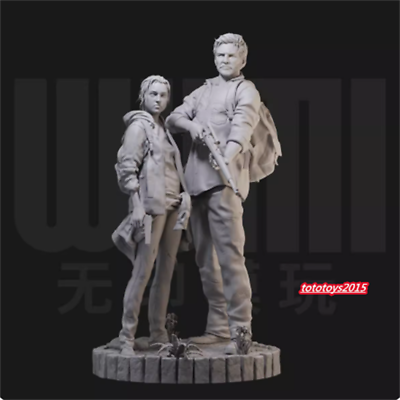 #ad 1 18 The Last of Us JOE amp;Elli Scene Prop Miniture Figure Doll Display Statue Toy $56.72