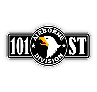 #ad 101st Airborne Hard Hat Decal Sticker Vinyl Car Label Army Military Eagles USA $2.89