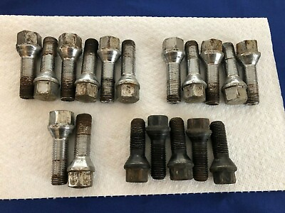 #ad #x27;02 08 BMW 745 750 760 E65 E66 Lug Nut Bolts Set of 12 Extended for Spacers $25.00
