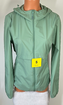 #ad Gerry Ladies#x27; Green Package Hooded Rain Jacket Small NWOT $20.60