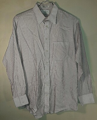 #ad Burberry of London 80s 2 Ply Pinpoint Long Sleeve Oxford Button Up Shirt 16 3 4 $29.95