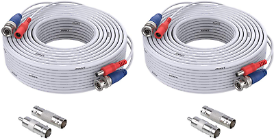 #ad Cable Camara de Seguridad Cables de Alimentacion de Video Bnc Todo en Uno de 30 $40.41