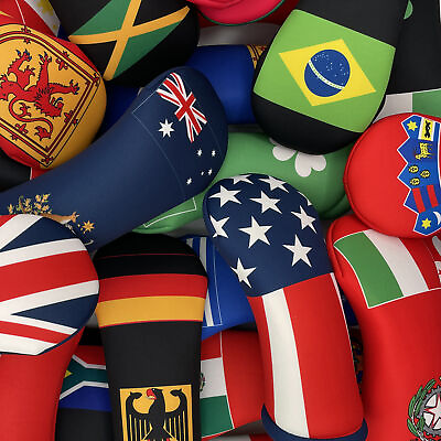 #ad BEEJO’S Golf Club Headcover World Country Flags $29.95