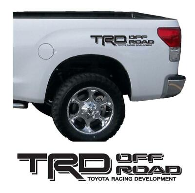 2 TRD Off Road Toyota Tacoma Tundra Pair Decals Sticker Truck bedside vinyl $11.98