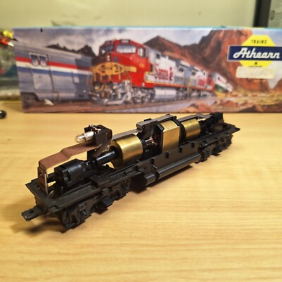 #ad Athearn gp35 HO powered chassis frame locomotive drive train $44.95