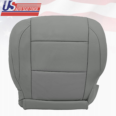 #ad 2005 2006 2007 2008 Driver bottom Leather Seat Cover for Nissan Titan SE Gray $155.32
